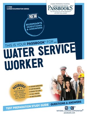 cover image of Water Service Worker
